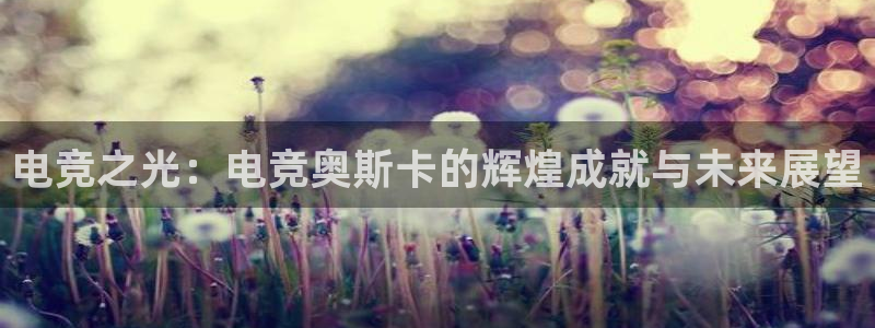 db电竞是雷火电竞吗知乎：电竞之光：电竞奥斯卡的辉煌成就与未来展望