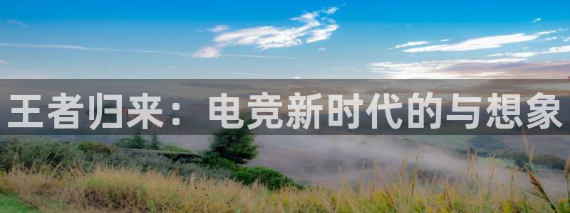 db电竞是什么软件啊：王者归来：电竞新时代的与想象